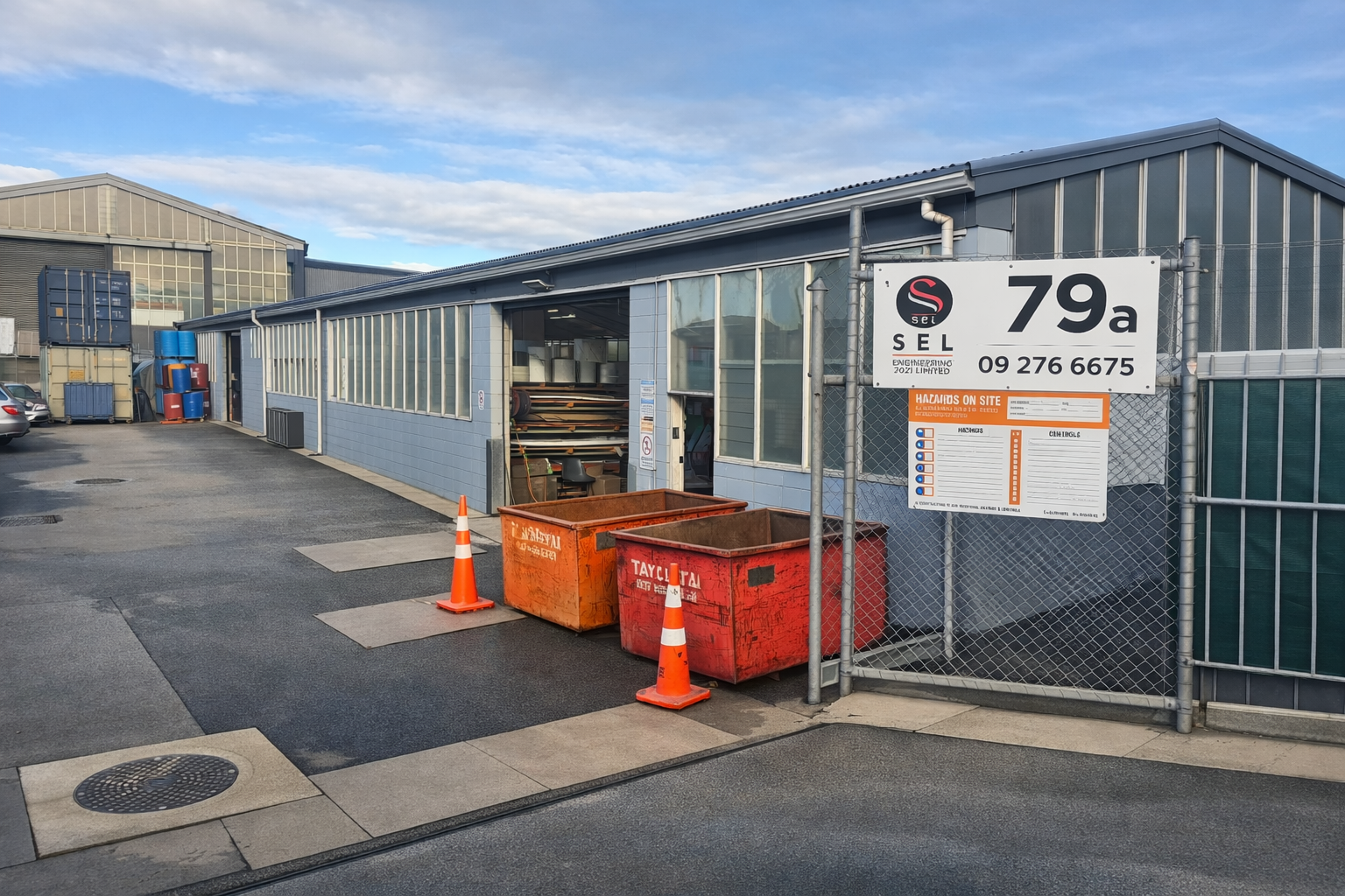 SEL Engineering factory exterior in Otahuhu, Auckland